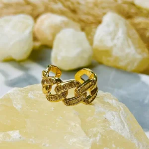 Gold plated ring