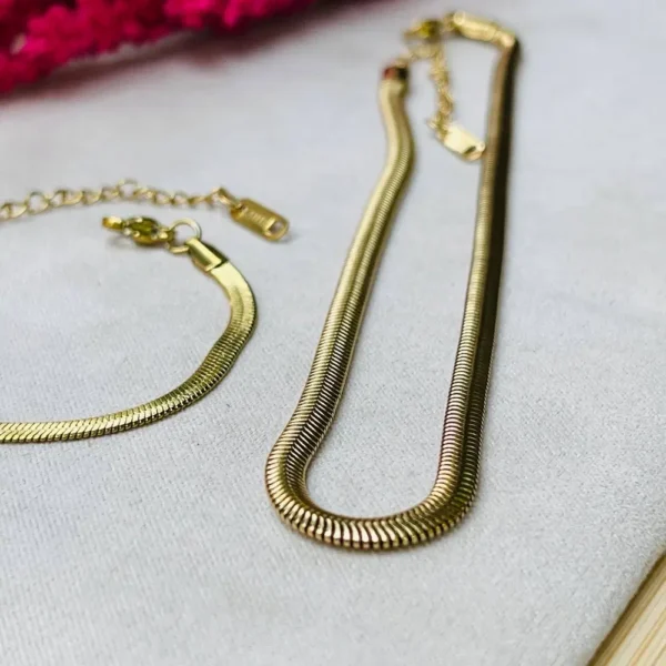 Set Jewelry Stainless Steel Snak Back - Image 2